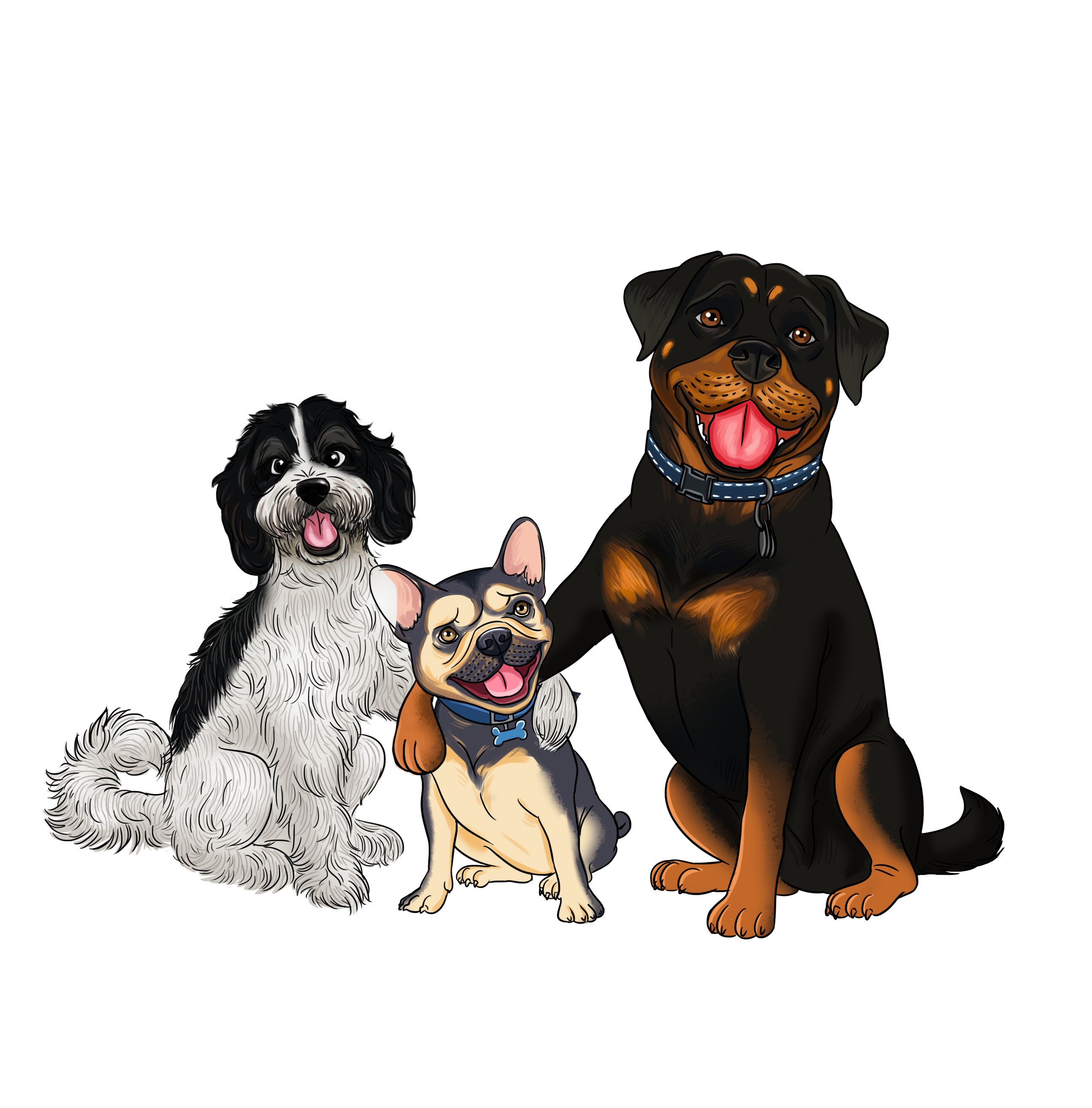 Tibby and Friends dogs